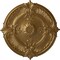 Ekena Millwork Attica Acanthus Leaf Ceiling Medallion (Fits Canopies up to 3 1/4"), 30 1/8"OD x 1 1/2"P, Pale Gold CM30ATPAS - alternate 1
